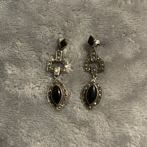 Vintage Sterling silver dangling earrings